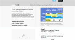 Desktop Screenshot of competinghypotheses.org